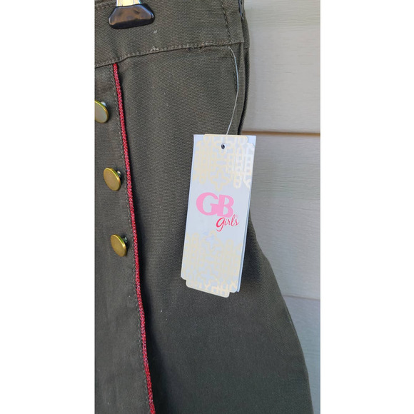 NWT CB Girls Green Denim Skirt XL - Picture 4 of 6